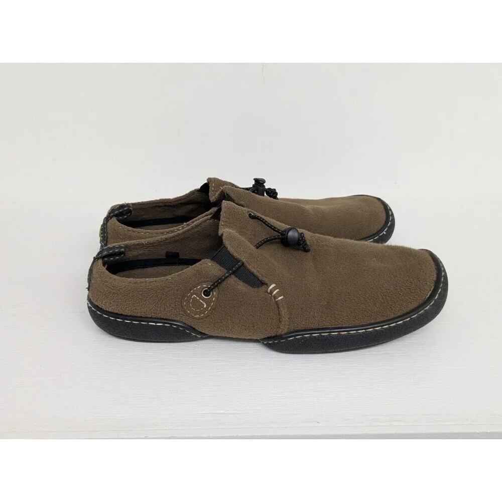 Terrasoles Shoes Mens Size 11 Brown Clog Bungee Toggle Comfort - Picture 2 of 8